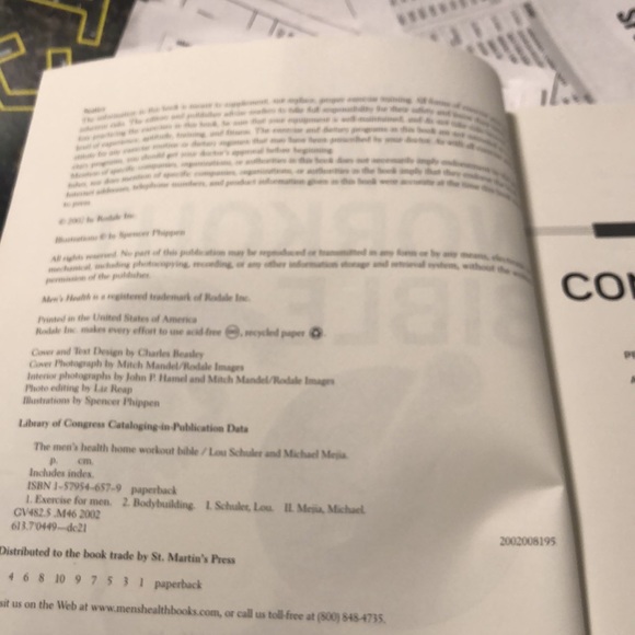 The Men's Health Home Workout Bible over 400 Exercises and no Gym required - Picture 4 of 10